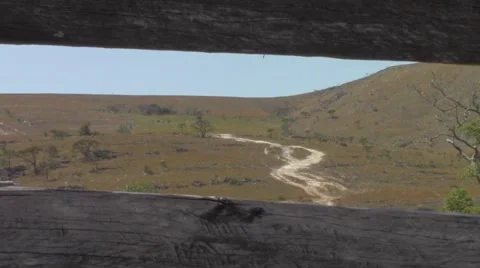 Driveway on the mountain 스톡 동영상 40444248