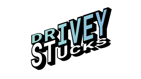DRIVEY vs STUCKS, 3D Text Animation in Isometric View with Opposite Word Motion Stock Footage 314263424