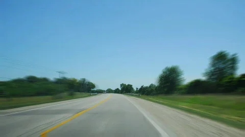 Driving 4 BLUR Stock Footage