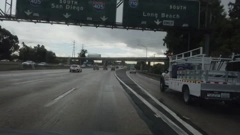Driving On The 405 Freeway Stock Footage 156758634
