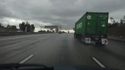 Driving On The 405 Freeway Stock Footage 156759068