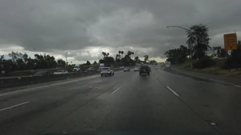 Driving On The 405 Freeway Stock Footage 156759139