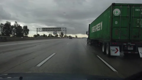 Driving On The 405 Freeway Stock Footage 156759597
