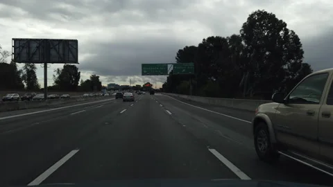 Driving On The 405 Freeway Stock Footage 156762484