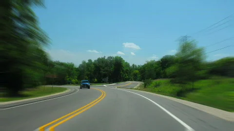 Driving 6 BLUR 库存影片 108045