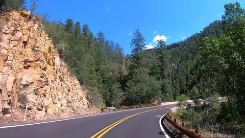 Driving 89a Sedona 動画素材 117217004