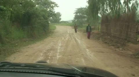 Driving in Africa 4 Stock Footage 11709375