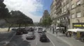 Driving on Aliados Avenue in Porto in a sunny day 4k or 4k+ Resolution