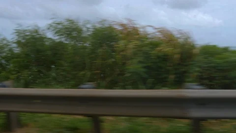 Driving Along Beach at Ocean Stock Footage 96225290