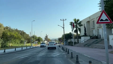Driving Along Bodrum Turkey Roads Stock Footage 237887783