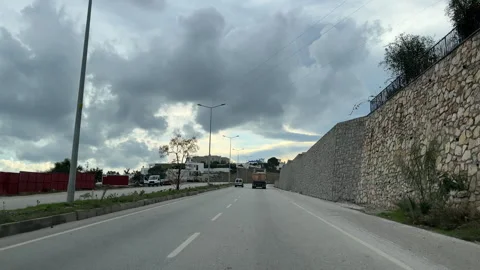Driving Along Bodrum Turkey Roads Stock Footage 242851089
