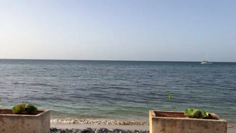 Driving along the coast of Las Terrenas, Dominican Republic 스톡 동영상 195542936