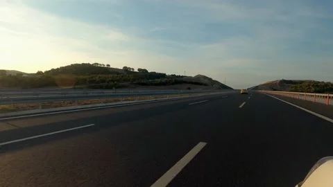 Driving along the highway. Stock Footage 144241251