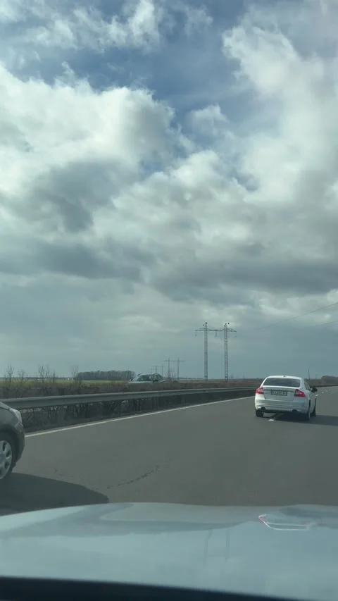 Driving along the highway Stock Footage 276621103