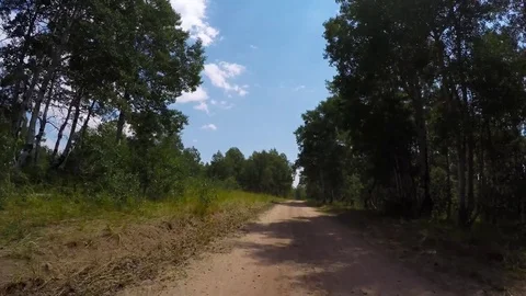Driving along a Mountain road Stock Footage 84140807