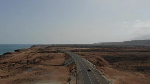 Driving along the sea Stock Footage 260713538