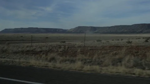 Driving along side countryside Vídeo Stock 115729862