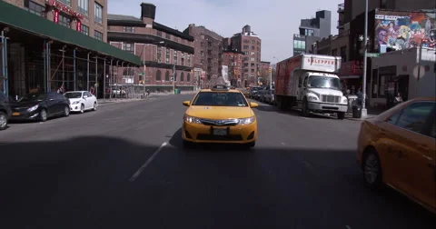 Driving along Varick Street in Manhattan Stock Footage 51237192