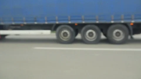 Driving and overtaking on the road Stock Footage 74674886