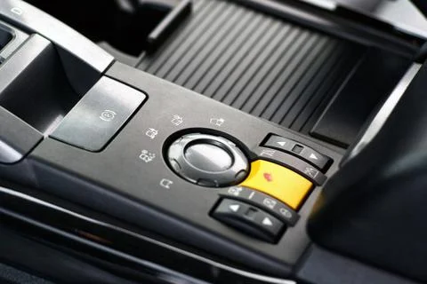 Driving and path profile control selector for adjust responseing of engine tr Stock Photos