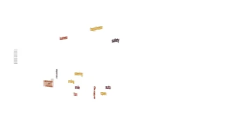 Driving animated word cloud. Stock Footage 70930274