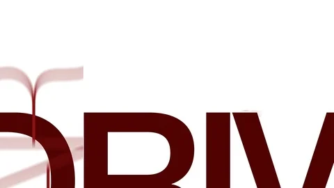Driving animated word cloud. Kinetic typography. Stock Footage 71005250