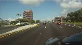 Driving On The Approach To The Courtney Campbell Causeway HD Footage