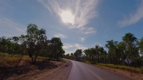 Driving - Arnhem Highway NT 2 Stock Footage 331620516