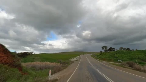 Driving - Around Jamestown SA Stock Footage 330701746