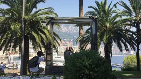 Driving around in Monte Carlo, Monaco Stock Footage 73837368