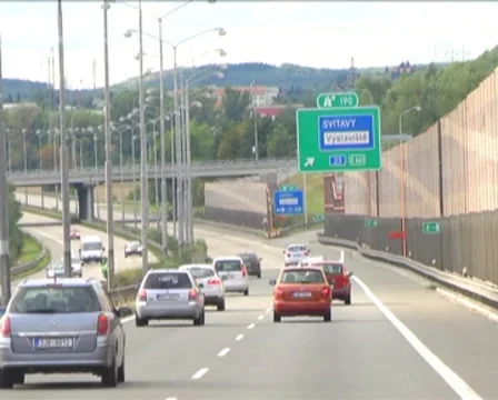 Driving on  Autobahn Stock Footage 8830025
