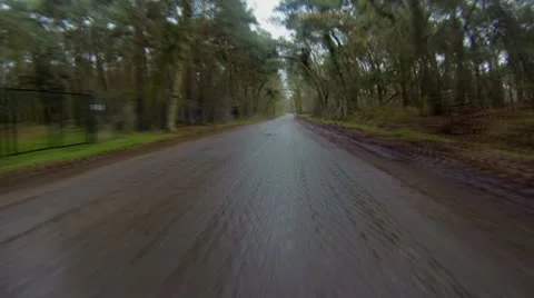 Driving on a bad road Video stock 14781749