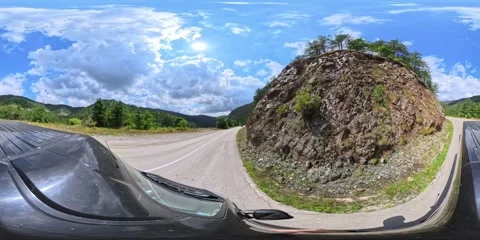Driving in the Balkans Video stock 316963882