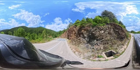 Driving in the Balkans Video stock 316963922