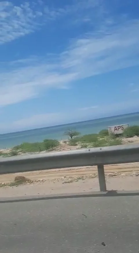 Driving by beach Stock Footage 226625981