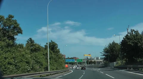 Driving Belfast Ring Road Stock Footage 36874803