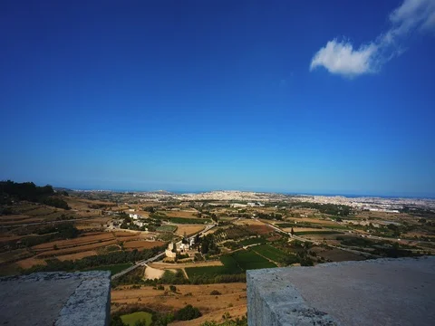 Driving with a Boat through Harbour of Valetta Malta 4k Video Stock Footage 80355830