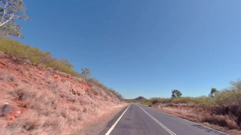 Driving - Burke Developmental Rd QLD Stock Footage 331621316