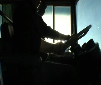 Driving a Bus 04 Vídeo Stock 357061