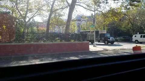 Driving On Bus 2ave Timelapse NYC Crossing Delancey Stock Footage 264043032