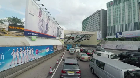 Driving in a busy road Stock Footage 54026734