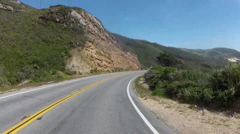 Driving Cabrillo Highway US 1 Stock Footage 50277683