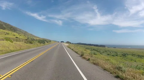  Driving Cabrillo Highway US 1 Stock Footage 50278635