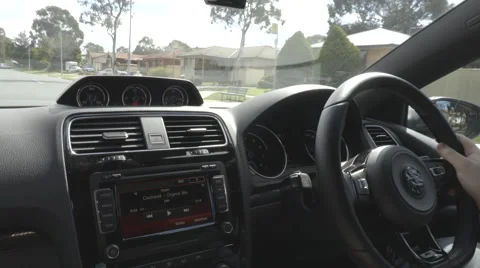Driving A Car In Australia A Stock Footage 68217473