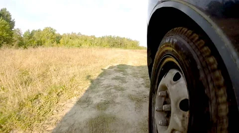 Driving a car in the countryside. Stock Footage 42552941