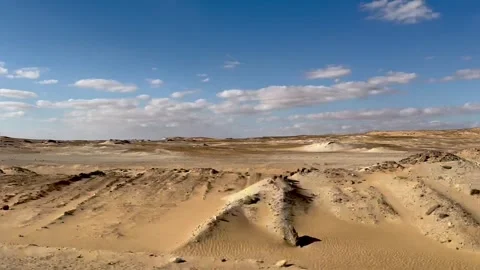 Driving car in the desert, Egypt Stock-Footage 309643393