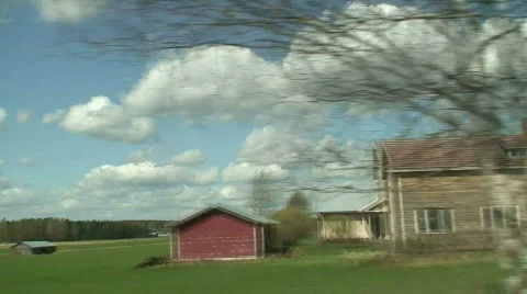 Driving car five Stock Footage 80504