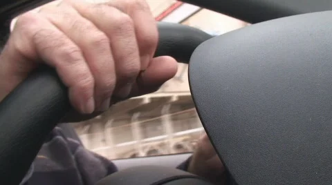 Driving a car Stock Footage 119559
