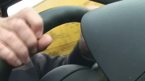 Driving a car Stock Footage 134513