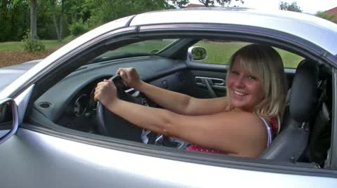 Driving a car Stock Footage 11428513